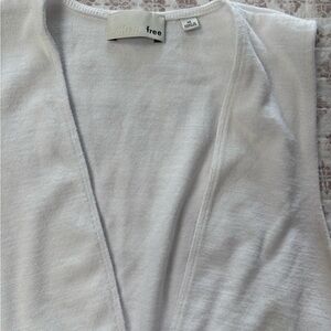 White Sleeveless Top